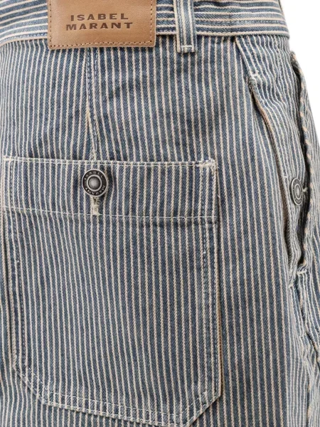 Fustă din denim Marant Etoile albastru
