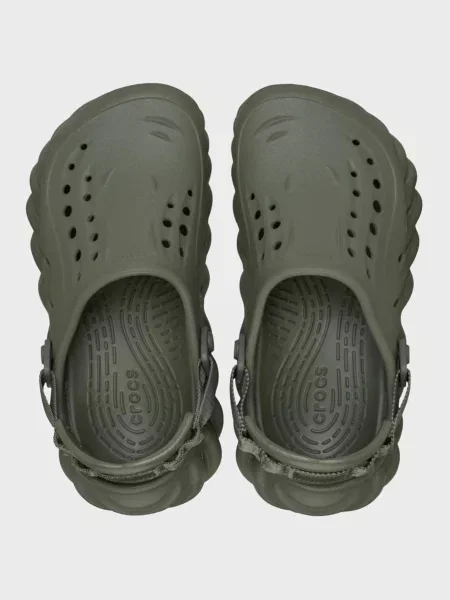 Сабо Crocs оливковые