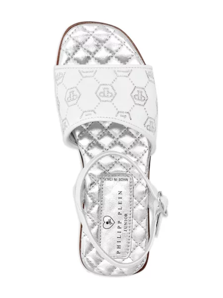 Sandały dziecięce Philipp Plein białe