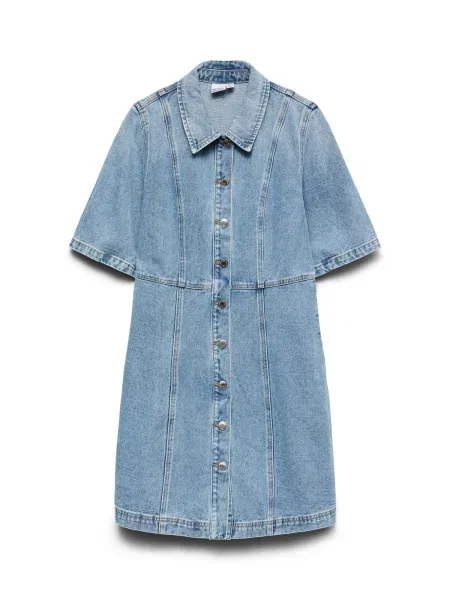 VERO MODA Rochie tip bluză VMDaisy denim albastru