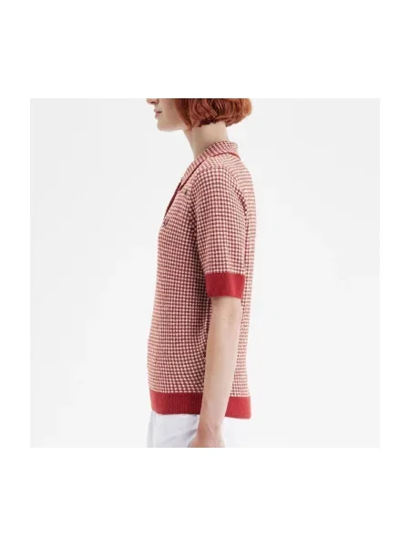 Cămașă Fred Perry tricotate roșu