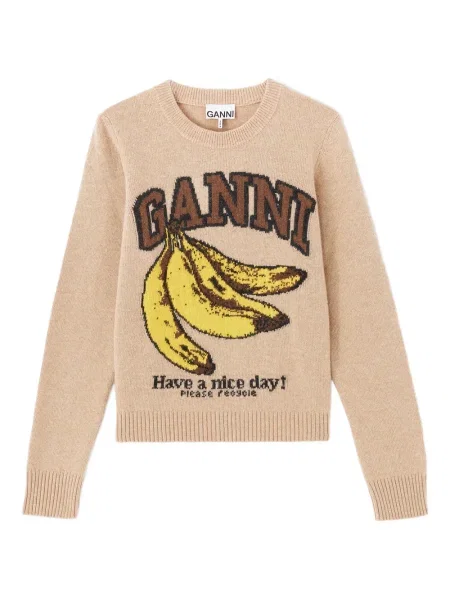 Pulover Ganni din jacard