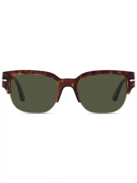 Ochelari de soare Persol cu imprimeu geometric maro