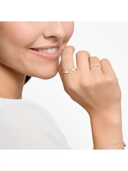 Pierścionek Thomas Sabo w serca szary