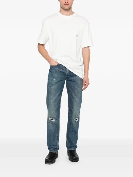 Tricou John Richmond cu autograf alb