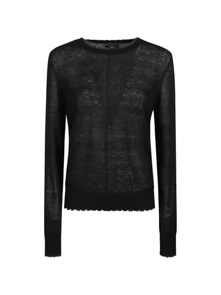 Ușor pulover Pinko de lână negru