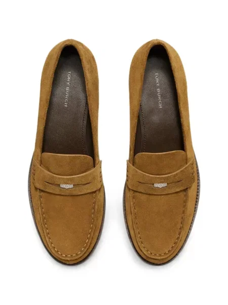 Pantofi loafer Tory Burch clasici maro