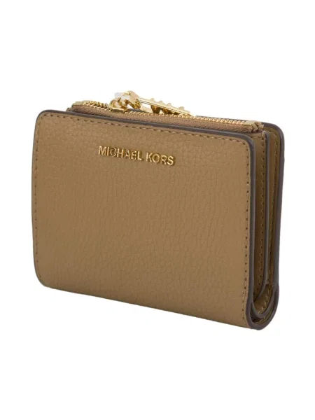 Portfel Michael Kors skórzany beżowy