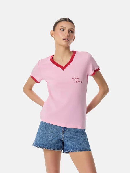 Cardio Bunny Póló RETRO' rózsaszín