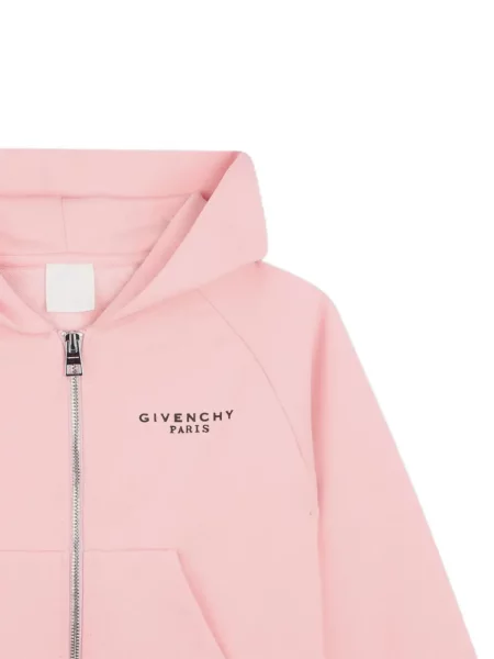 Bluza z kapturem dziecięca Givenchy różowa