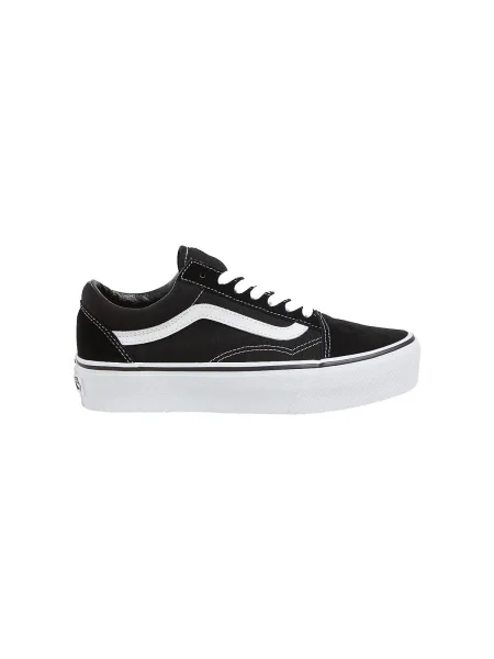 Tenisky Vans Old Skool na platforme čierna