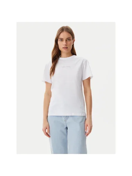 Calvin Klein Póló Regular Fit fehér