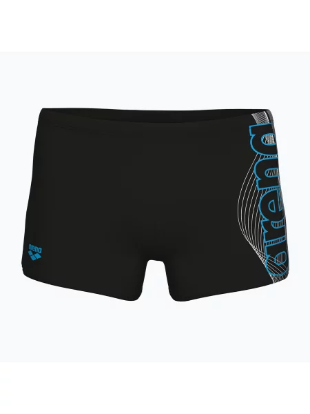 Boxeri de înot pentru bărbați arena Basic Swim Short black/turquoise negru