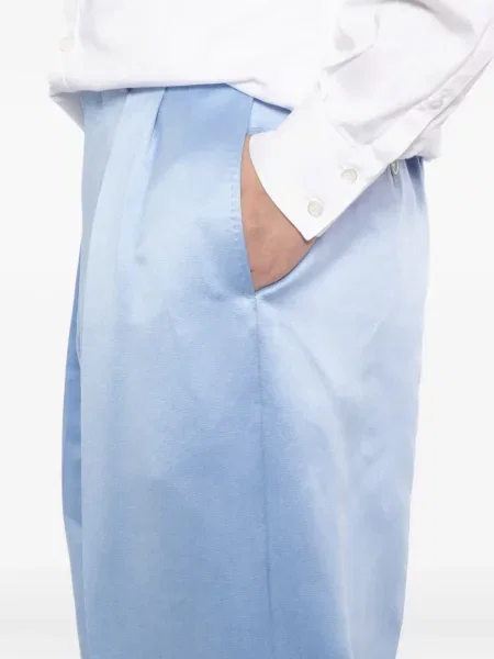 Pantaloni Tom Ford plisate albastru