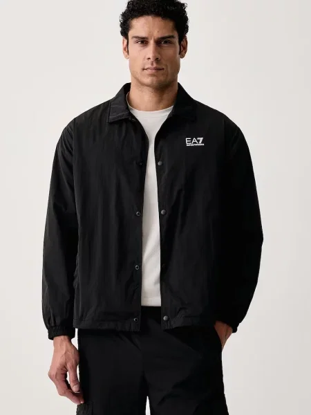 Emporio Armani jachetă pentru bărbați negru