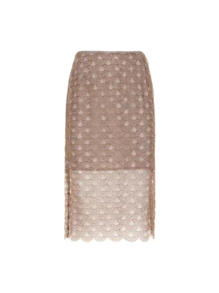 Spódnica midi Rotate Birger Christensen szara