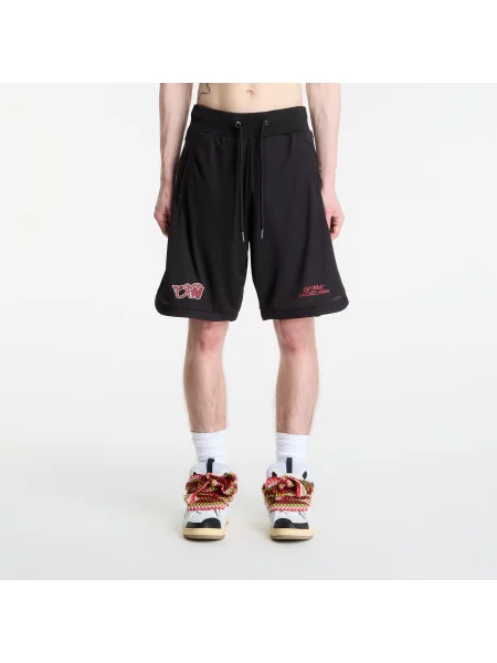 Pantaloni scurți Off-White x AC Milan Tech Shorts Black/ Red M alb