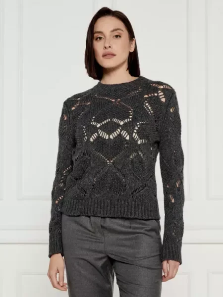 Weekend MaxMara Gyapjú kötött pulóver