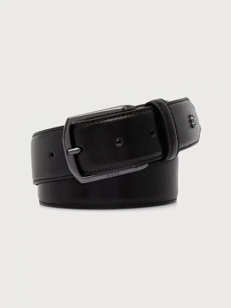 BOSS curea pentru bărbați din piele negru