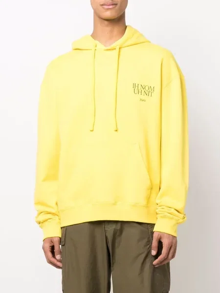 Hoodie Ih Nom Uh Nit με σχέδιο κίτρινο