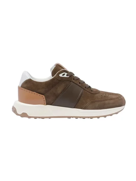 Sneakersy Tod's casual brązowe