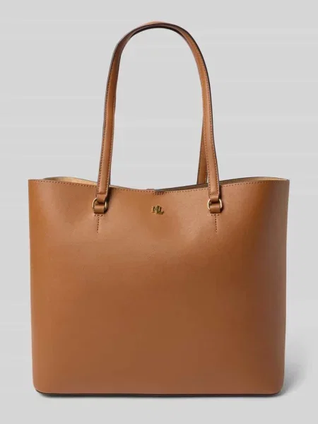 Lauren Ralph Lauren torebka skórzana brązowy