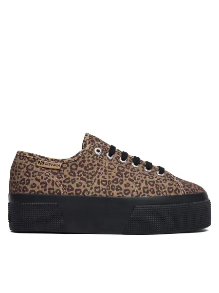 Tenisky Superga Platform hnědá