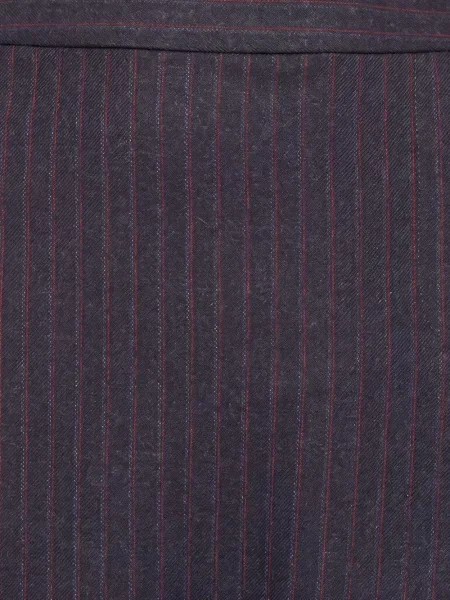 Csíkos midi szoknya Weekend Max Mara kék