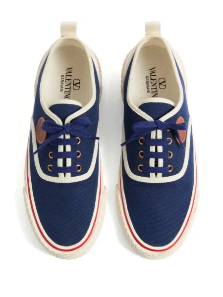 Καμβάς sneakers Valentino Garavani μπλε