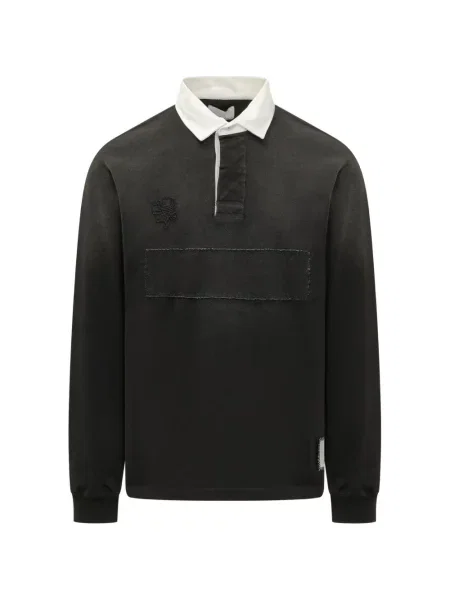 Gulerat polo Woc lung negru