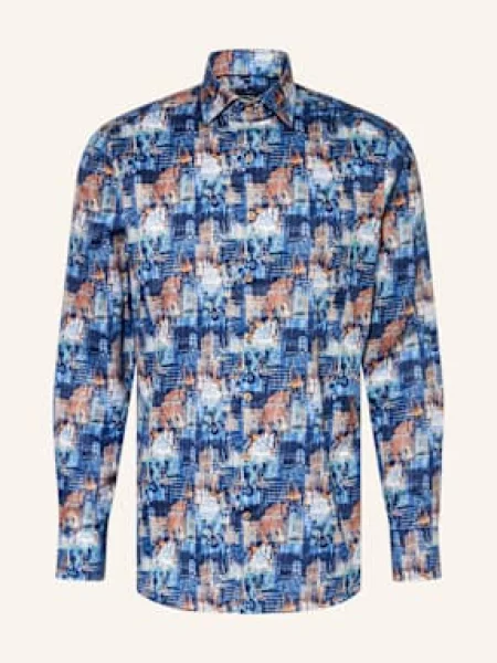 Olymp Signature Košile Signature Tailored Fit tmavě modrá