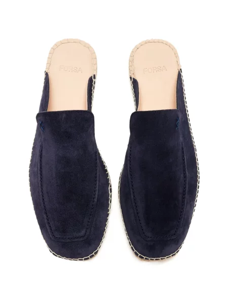 Espadrile Forsa din piele de căprioară albastru