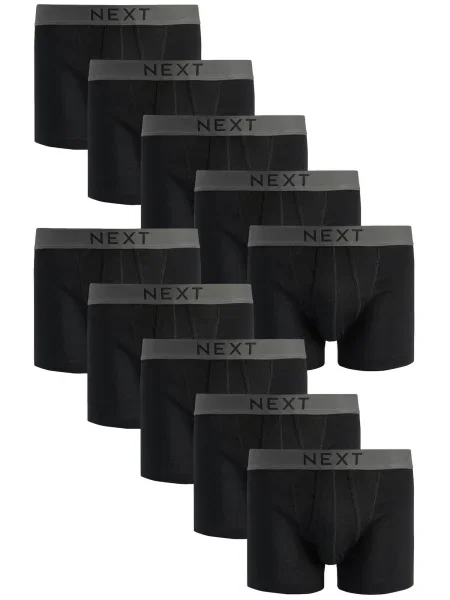 Next Boxeri gri bazalt negru