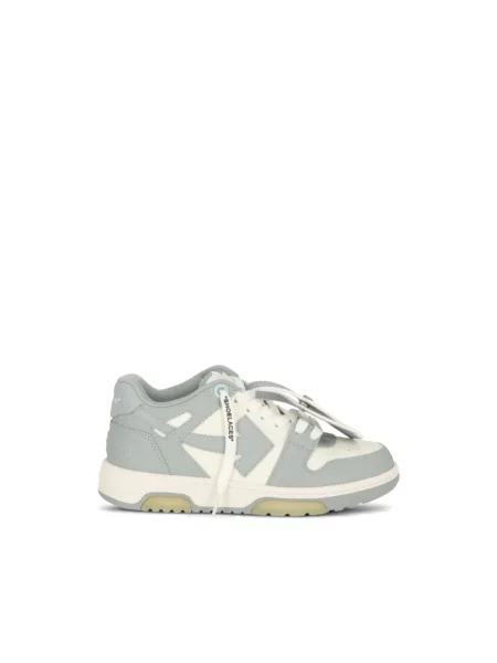 Sneakersy Off-white skórzane biznesowe białe