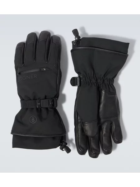 Usnjene rokavice Bogner črna