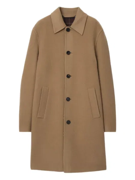 Palton Burberry de lână maro