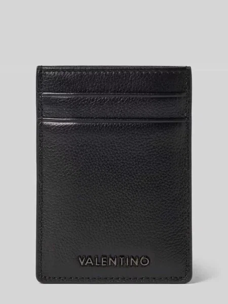 Valentino Bags etui na karty skórzane FORT czarny
