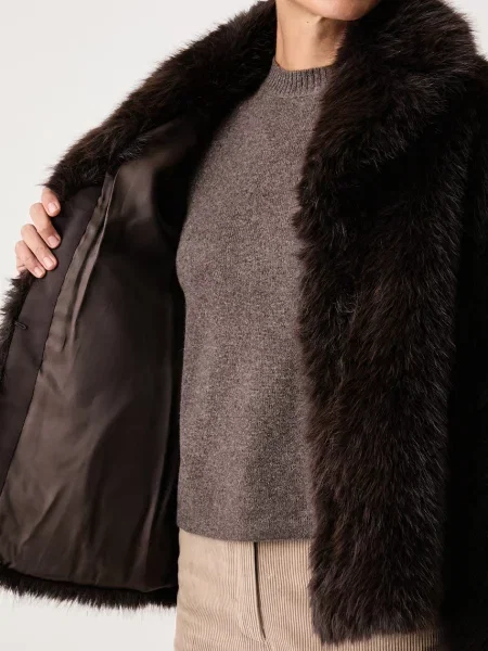 Пальто Weekend Max Mara из искусственного меха