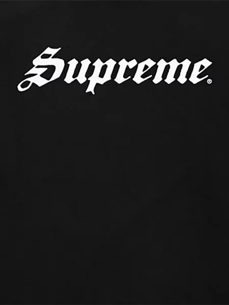 Tricou Supreme cu imagine negru