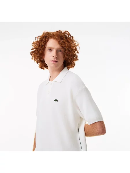 Поло Lacoste бежевое
