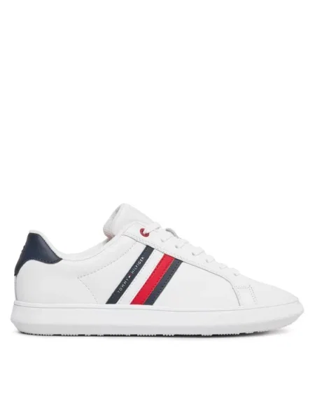 Tommy Hilfiger Sneakersy Essential Leather Cupsole bílá