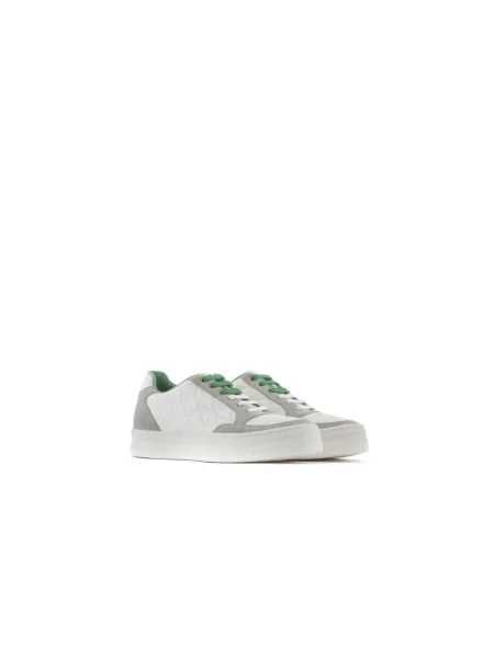 Sneakersy Emporio Armani skórzane białe
