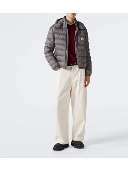 Geacă cu puf Moncler gri