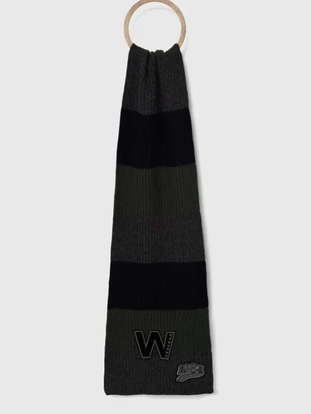 Szal Weekend Max Mara wełniana szara
