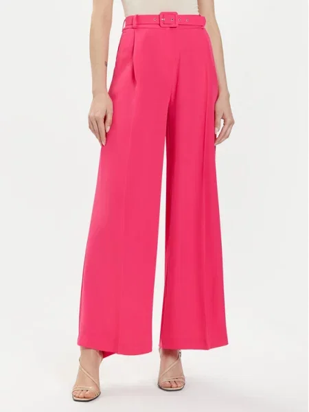 Maryley Штани палаццо Wide Leg рожевий