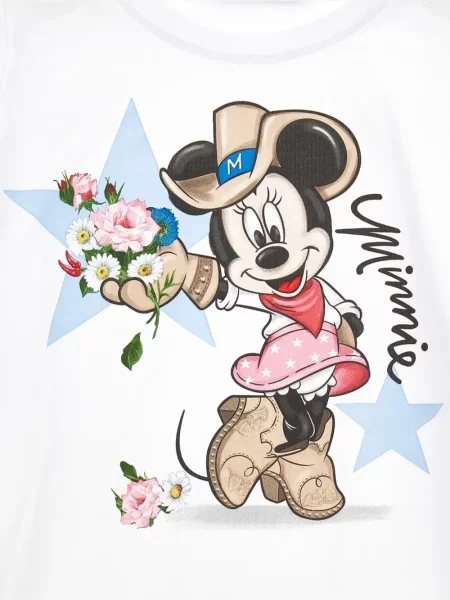 Tricou copii Monnalisa alb