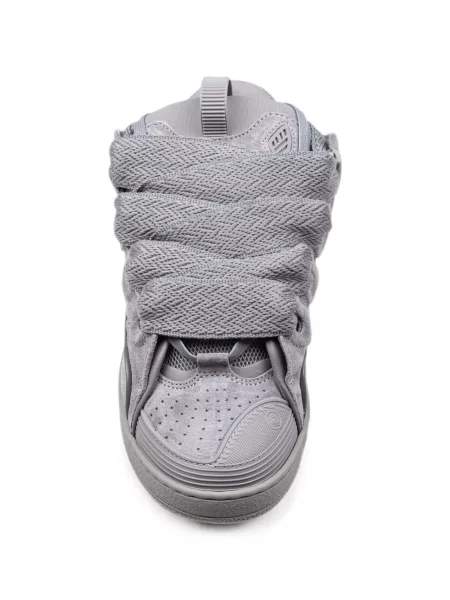 Sneakerși Lanvin din piele gri