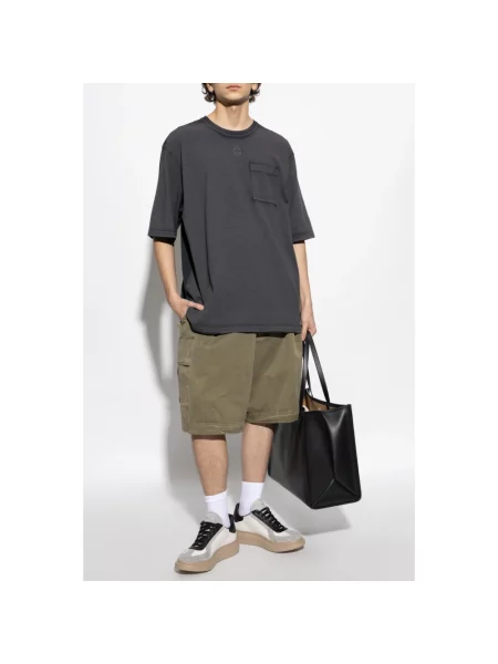 Koszulka Alexander Mcqueen z logo szara