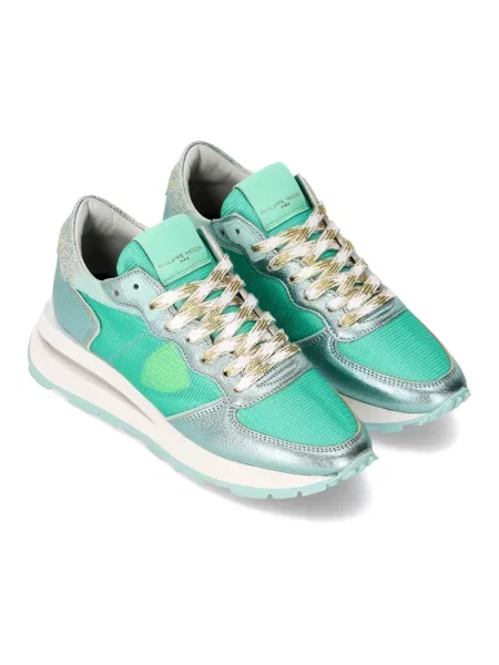 Buty do biegania Philippe Model zamszowe do biegania niebieskie