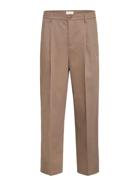 Casual Friday Élére vasalt nadrágok CFGRANT umbra